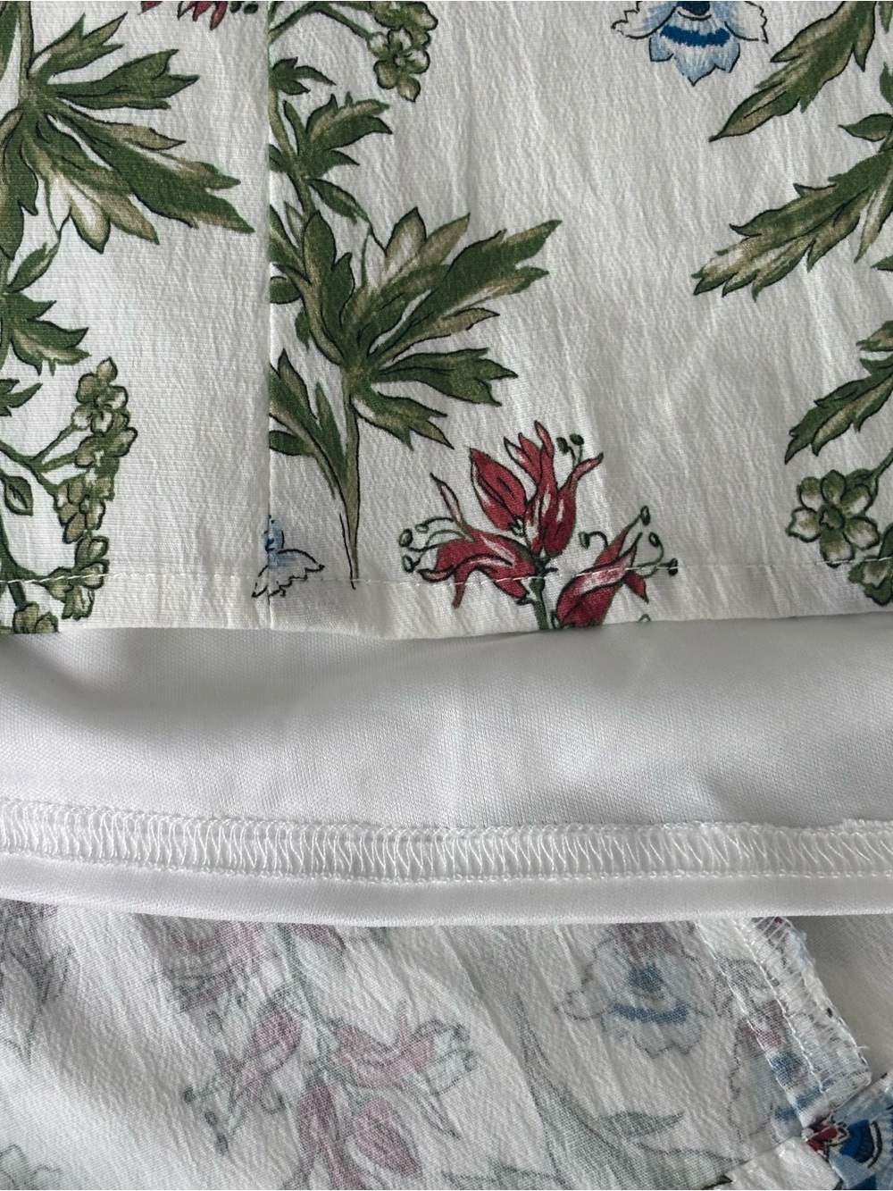 NWT Avec Les Filles White Maxi Bustier Cotton Dress Pastel Floral Print Feminine - Picture 8 of 10